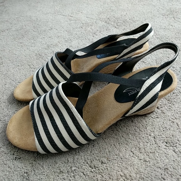 A2 By Aerosoles Shoes - Aerosoles Striped Wedge Heels